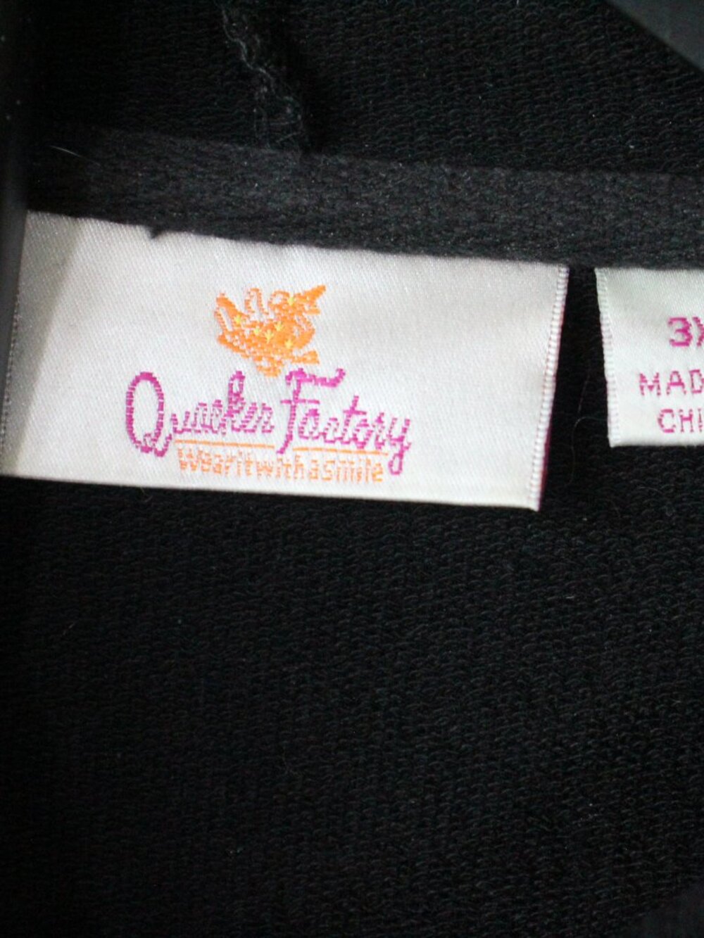 Quacker Factory Embellished Front Zip Hoodie - Picture 5 of 6